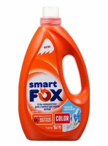 ГЕЛЬ ДЛЯ СТИРКИ SMART FOX COLOR ГОРНЫЙ ЭДЕЛЬВЕЙС 1Л