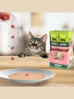 Крем-суп для кошек TiTBiT с кусочками телятины. 16 порций