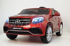 Детский электромобиль River Toys MERCEDES-BENZ GLS63 4WD красный