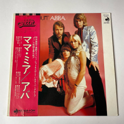 Винтажная виниловая пластинка LP АББА All About ABBA / Mamma Mia (Japan 1976) (Obi) SOS