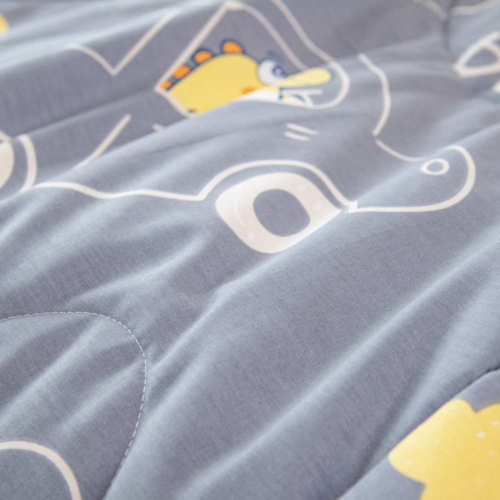 Комплект постельного белья Сатин с Одеялом Young 100% хлопок на резинке OBKR021