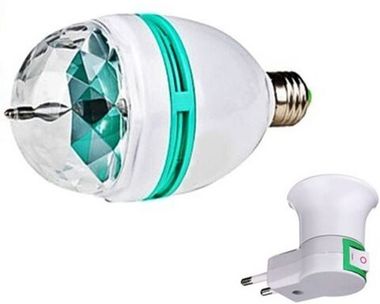 Светомузыкальная Лампа LED NG-399 (E-27+переходник)