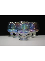 Бокалы для коньяка 6 шт 395 мл " Радужная коллекция"