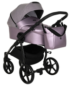 Детская коляска Tutis Novo Reflective 3 в 1 1142284 Кожа Lavender Metalic/Grey Reflective Print