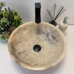 Раковина из оникса Bowl Grey TinLip BO-63051 40*40*15 44