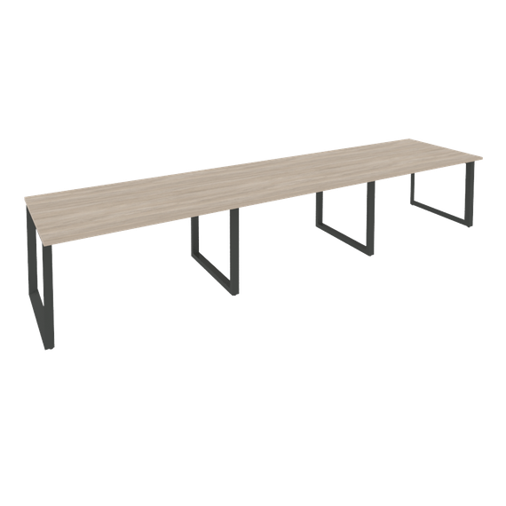 Onix Стол переговорный O.MO-PRG-3.3 Дуб Аттик/Металл Антрацит 4140*980*750