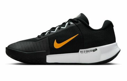 Мужские кроссовки теннисные Nike Zoom GP Challenge Pro - black/laser orange/wolf grey/white