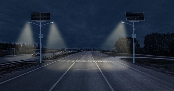 Автономная система видеонаблюдения с освещением на опоре (солнечная панель 585 Вт), YASHEL Technologies Автономная система видеонаблюдения с освещением на опоре (солнечная панель 585 Вт), фото №975669787