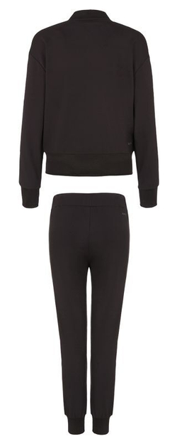 Женский теннисный костюм EA7 Woman Jersey Tracksuit - black