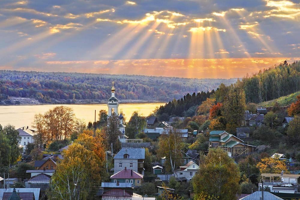 Города России. Плёс: Жемчужина Волги и «Русская Швейцария».