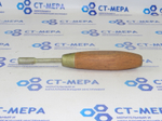 Ключ отвертка торцевой с внутренний шестигранником 5мм соотв. ГОСТ СССР (деревянная ручка)