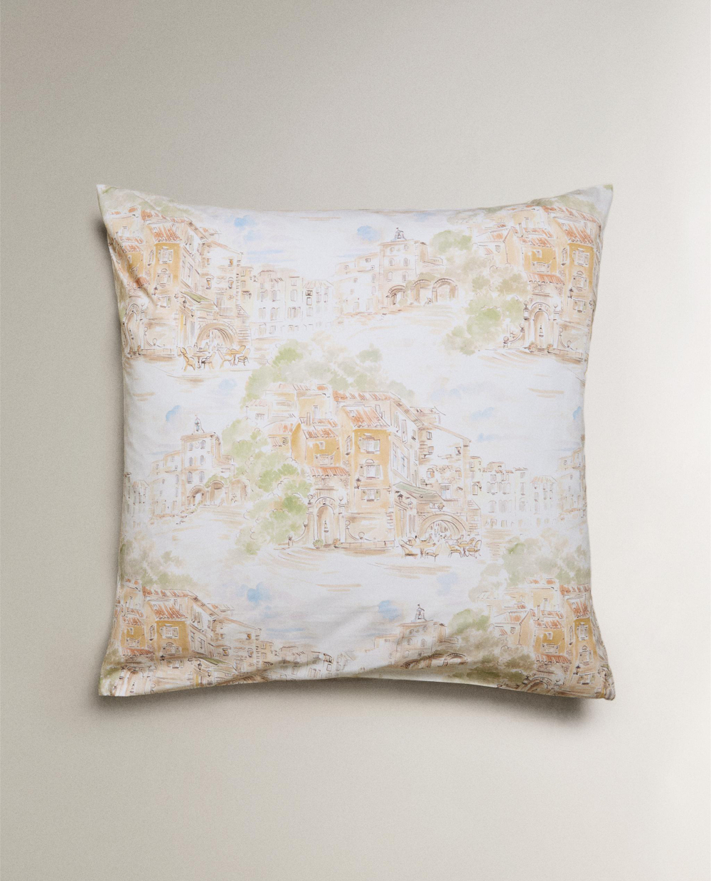 Наволочка Zara Home, хлопок 100%, однотонный, 4127/091