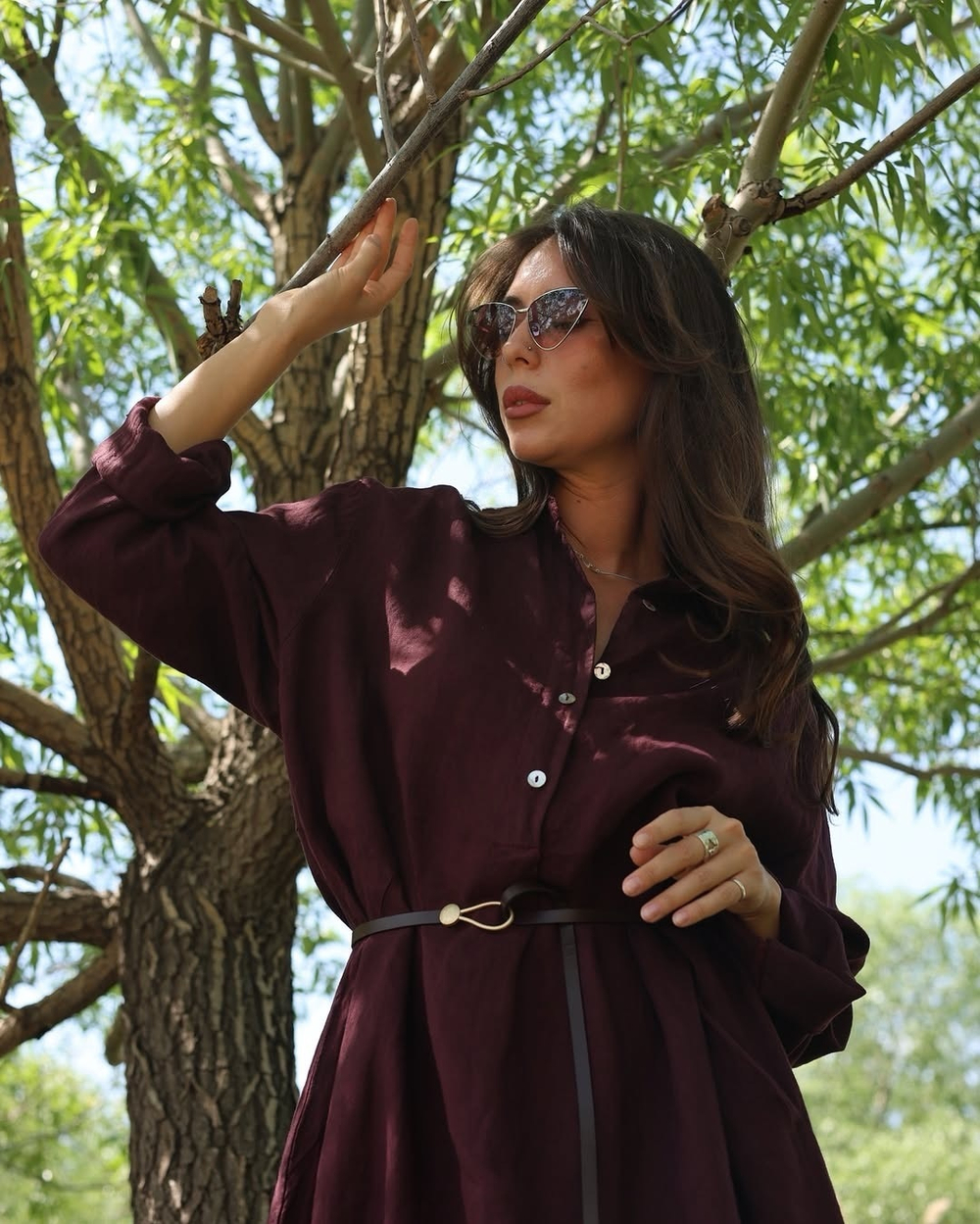 платье из итальянского льна