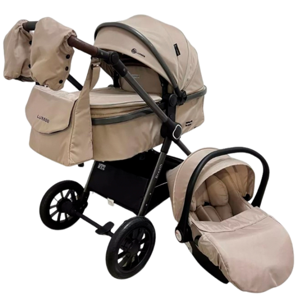 Коляска-трансформер Luxmom А4 3в1 хакки