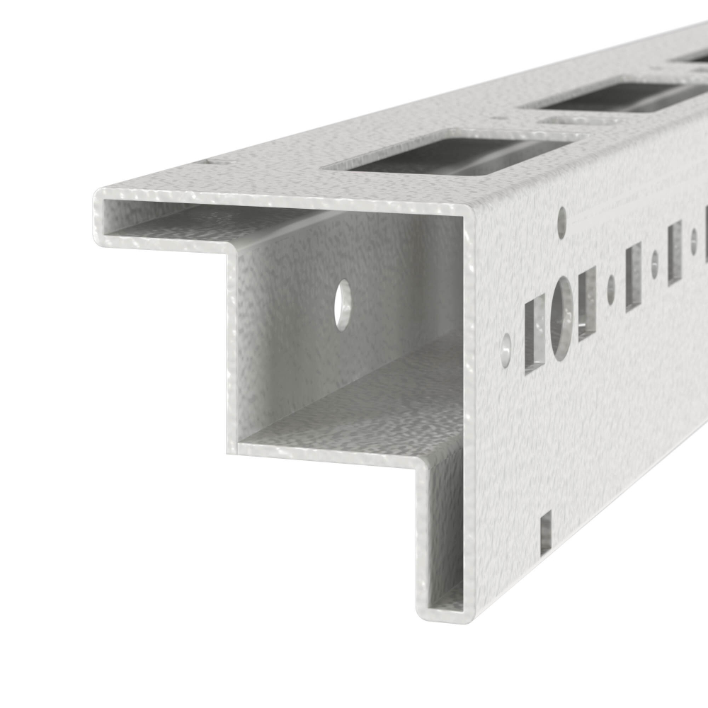 Стойки вертикальные, В=1000мм, без дополнительных креплений, 4шт RAL7035