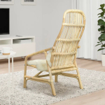 Кресло - IKEA SALNÖ/SALNO/САЛЬНО ИКЕА, 110х84х55 см,  бежевый