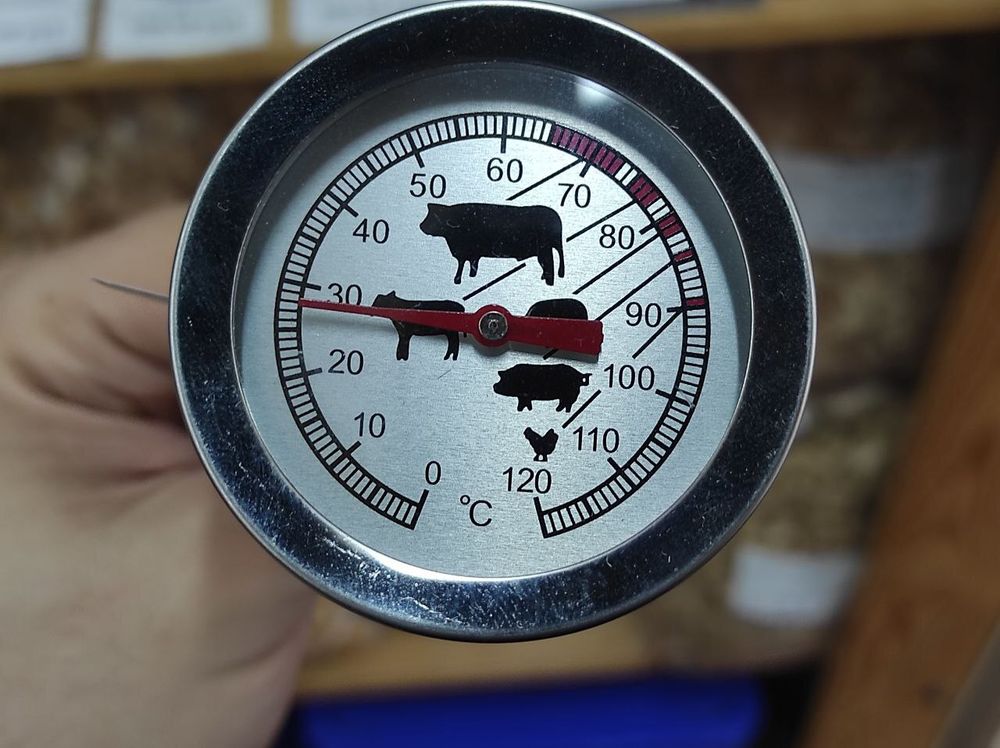 Термометр щуп механический (0-120 С)