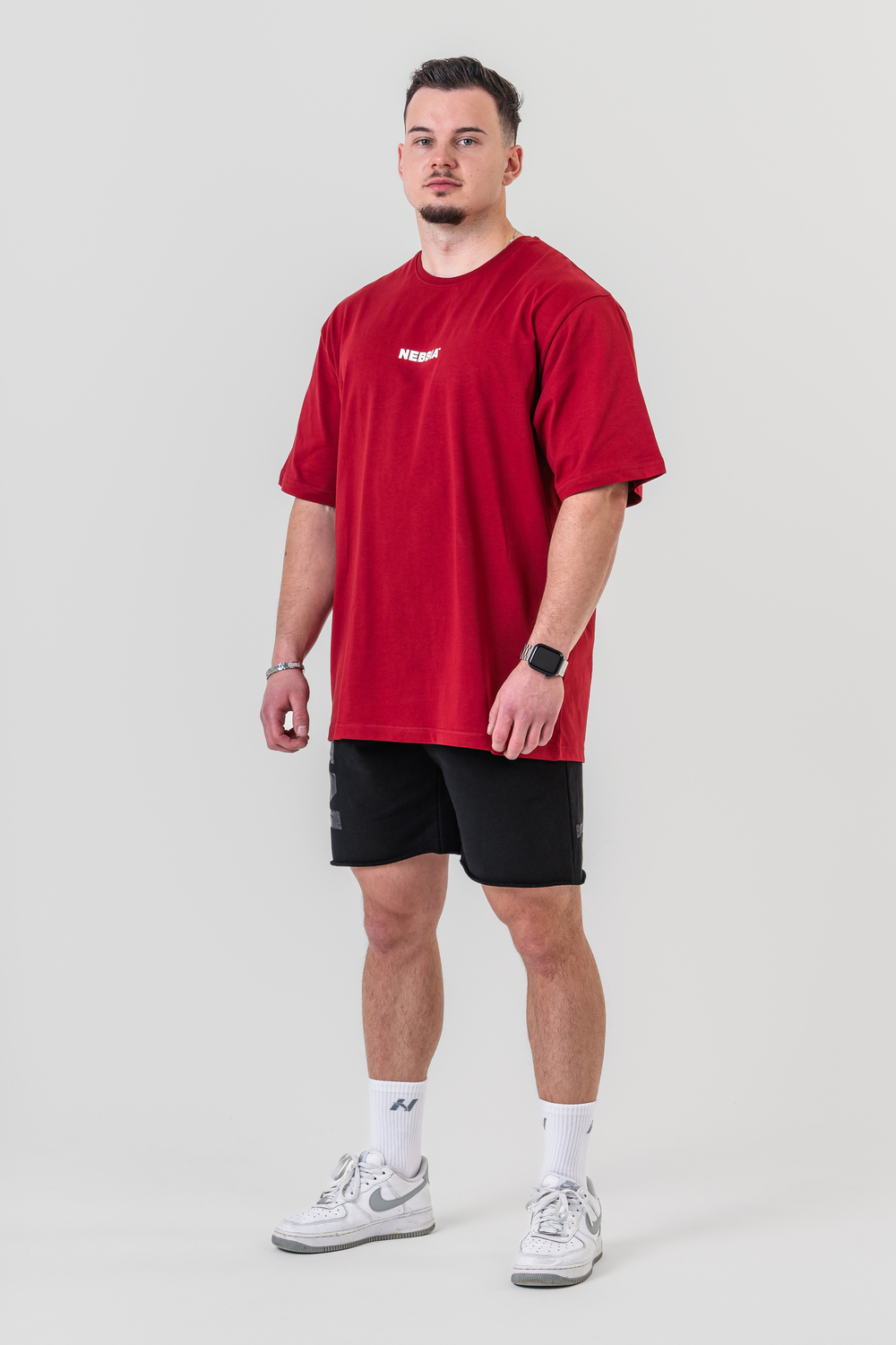 Футболка Oversized T-Shirt GYM ESSENTIALS 381 Красная