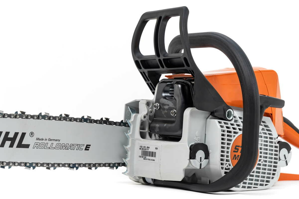 Бензопила Stihl MS250 18", оранжевая, антивибрационная, система стабилизации оборотов ОРИГИНАЛ
