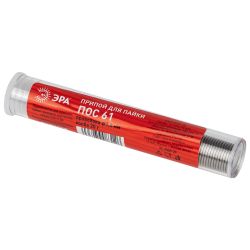 Припой ЭРА для пайки ПОС 61 проволока O 1.0 мм, колба 20 гр