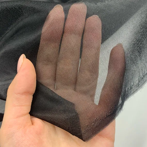 Корсетная cетка черная средне-мягкая 	20*35 см, Турция