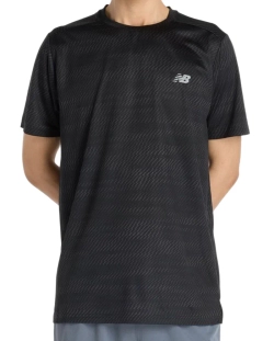 Теннисная футболка New Balance Sport Essentials Printed - black