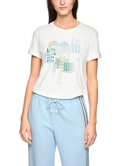 Marc Cain Футболка , декорированная пайетками