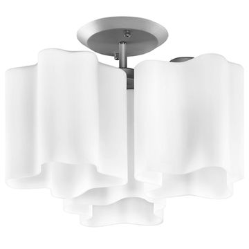 Люстра потолочная 802030 хром/белый Nubi Lightstar