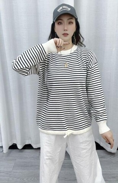 Джемпер женский "3566 В.З" полоса (АН)