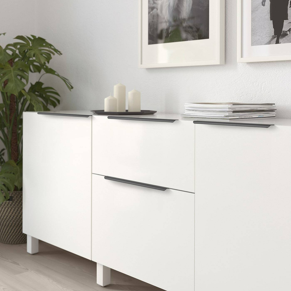 IKEA BILLSBRO  (ИКЕА БИЛЛСБРО)  -  Ручка, антрацит, 520 мм