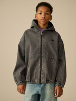 Куртка джинсовая с капюшоном для мальчика Next Q61-567, Черный