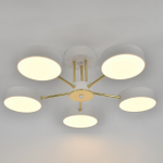 Cветодиодный светильник штанге 64Вт, 2980лм, 3000/4000/6000K, Ra>80, изменение цветовой температуры, металл/акрил, белый/золото