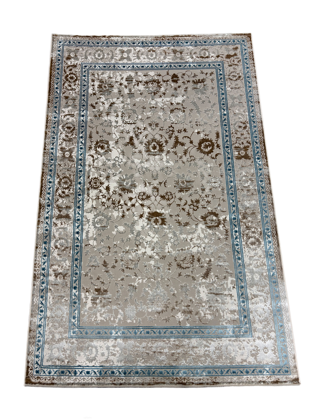 Ковер Eliza 37905C Blue FLS/Beige COK Прямоугольник