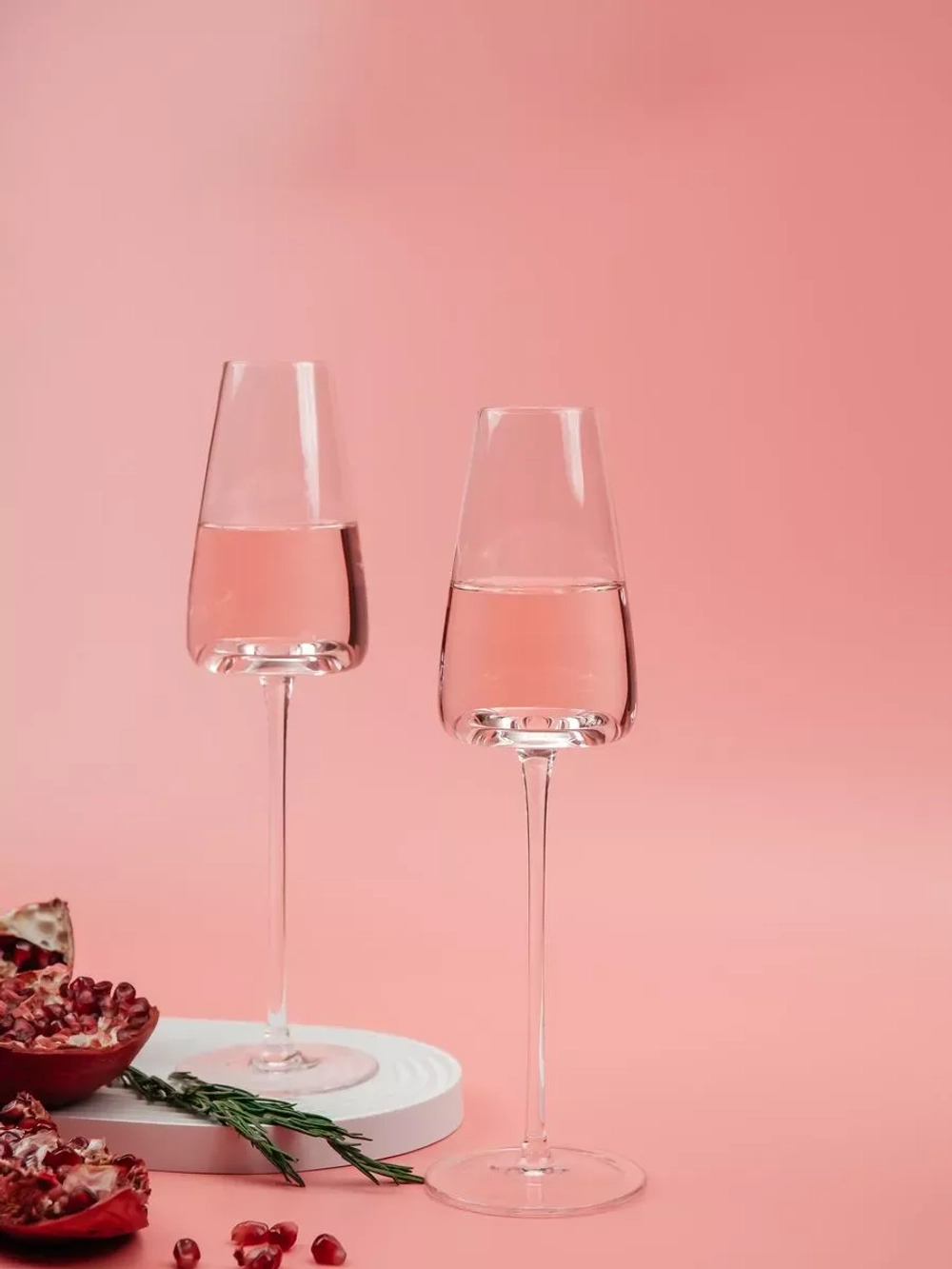 Бокал для шампанского на длинной ножке, 250 мл, 2 шт