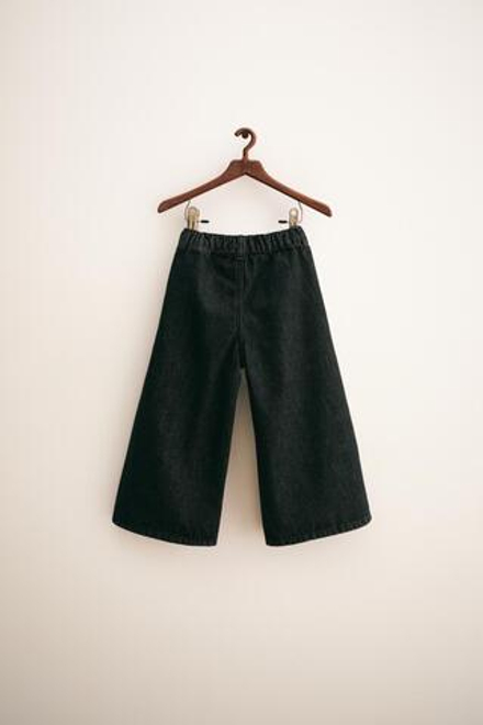 ZARA TIMELESS — ДЖИНСЫ WIDE LEG, ЧЕРНЫЙ