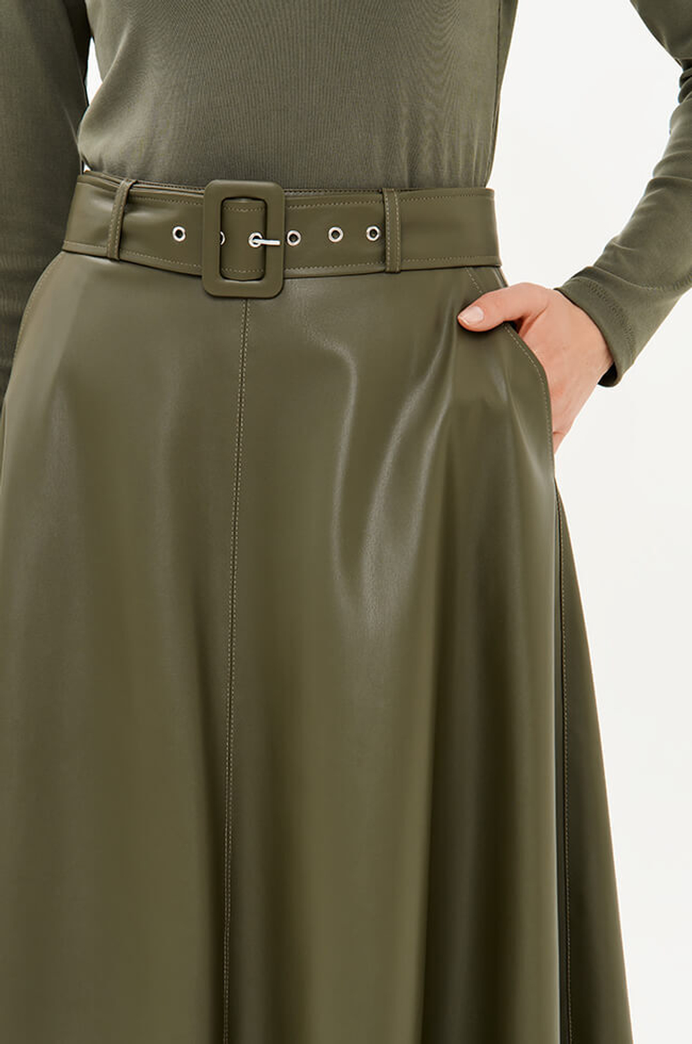 4898 Юбка женская (хаки)