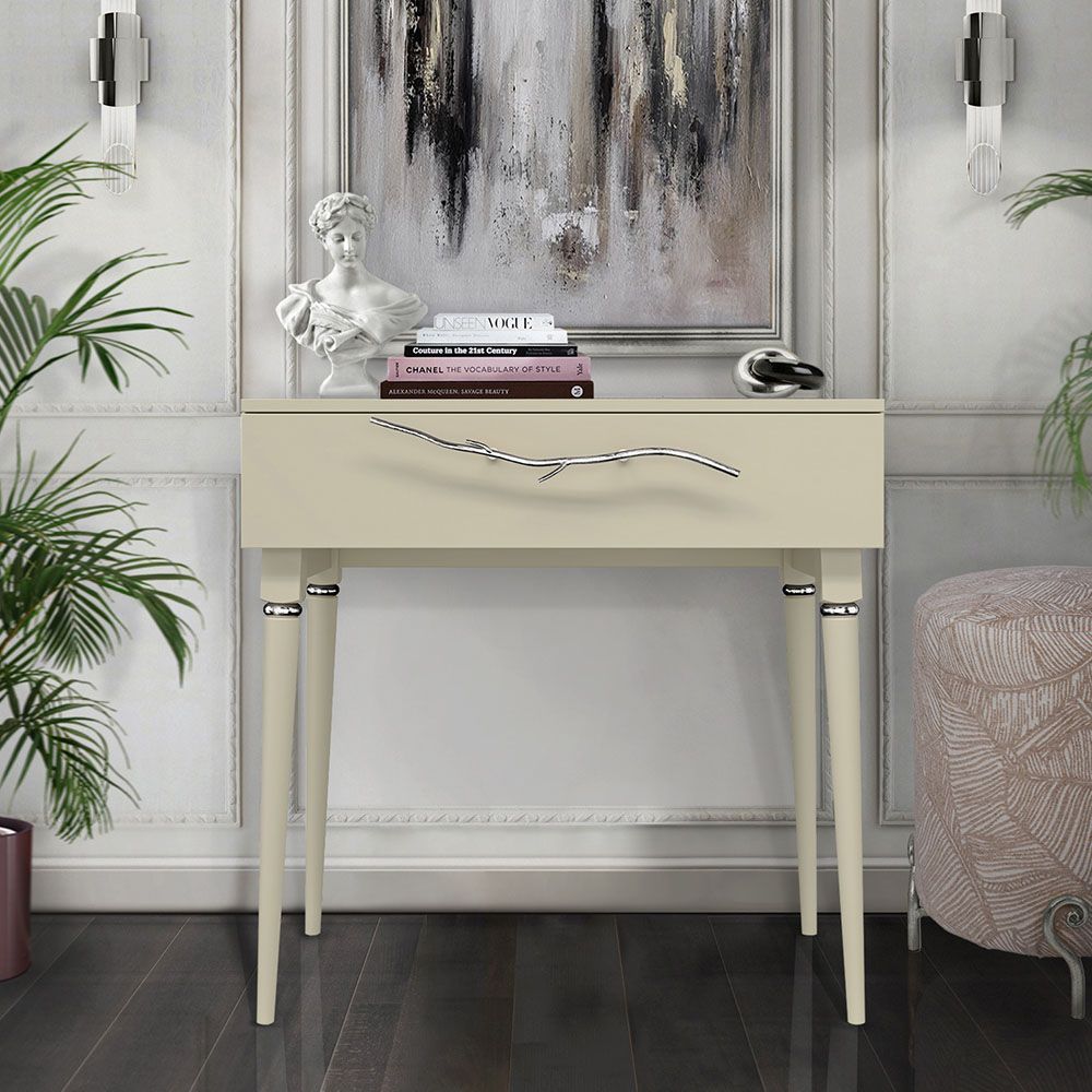 Консоль Арт Колор matte Классик Сильвер Серый шелк матовый