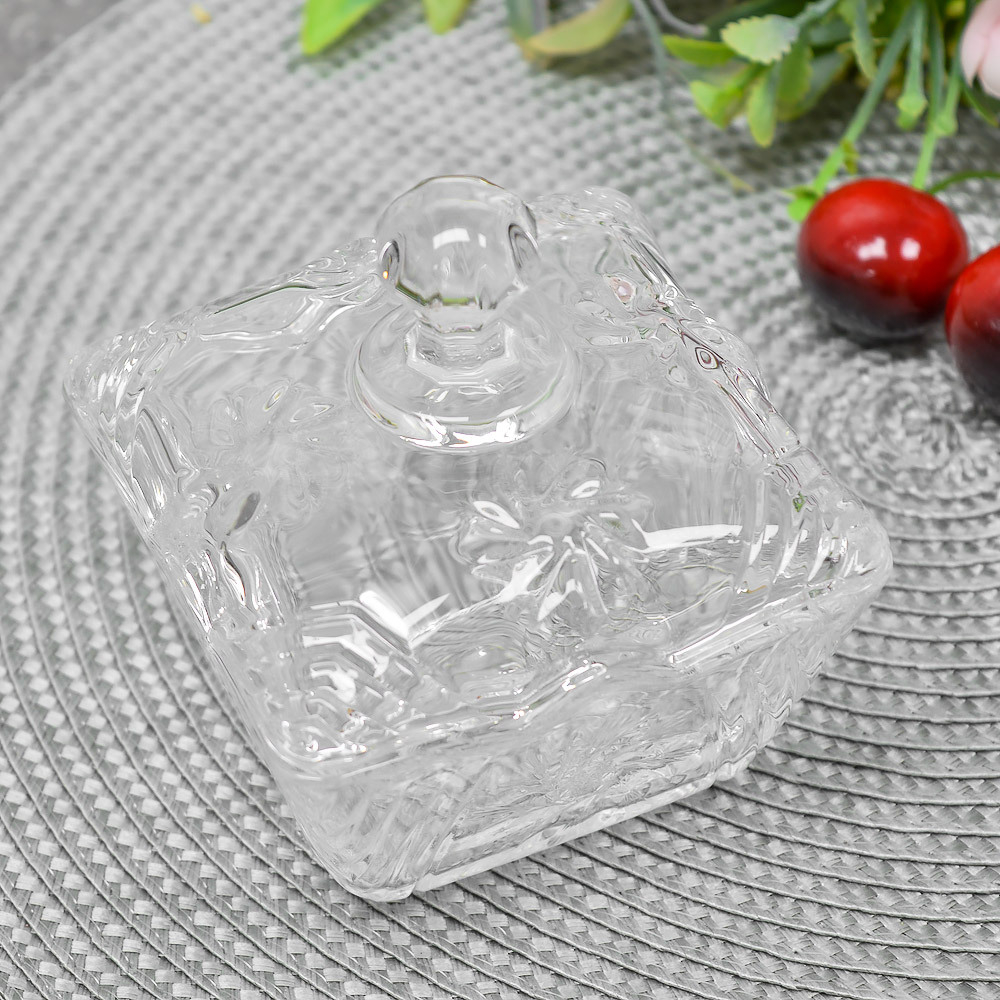 Ваза для варенья и меда 215мл d10,8см h10см, DM612