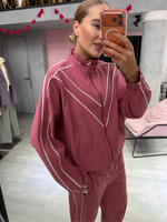 Спортивный костюм Девяностые малиновый