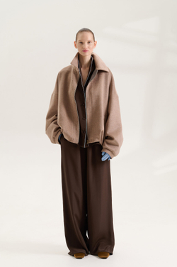 Брюки Wave Choco струящиеся