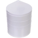 Органайзер для хранения «ФРАНКОТТА», цвет белый, четыре отделения, 12.5*11.5см (упаковка коробка)