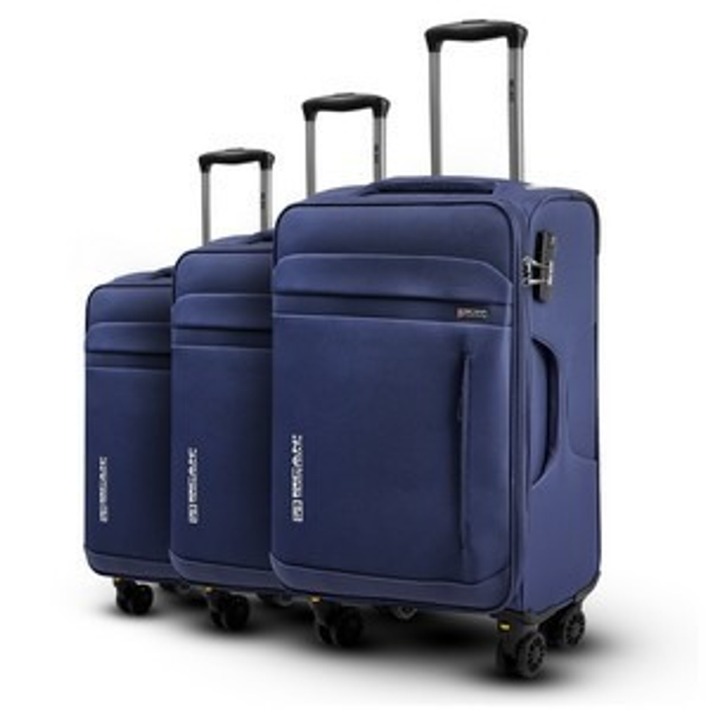 Большой чемодан Mironpan Model 125, Темно-синий, L