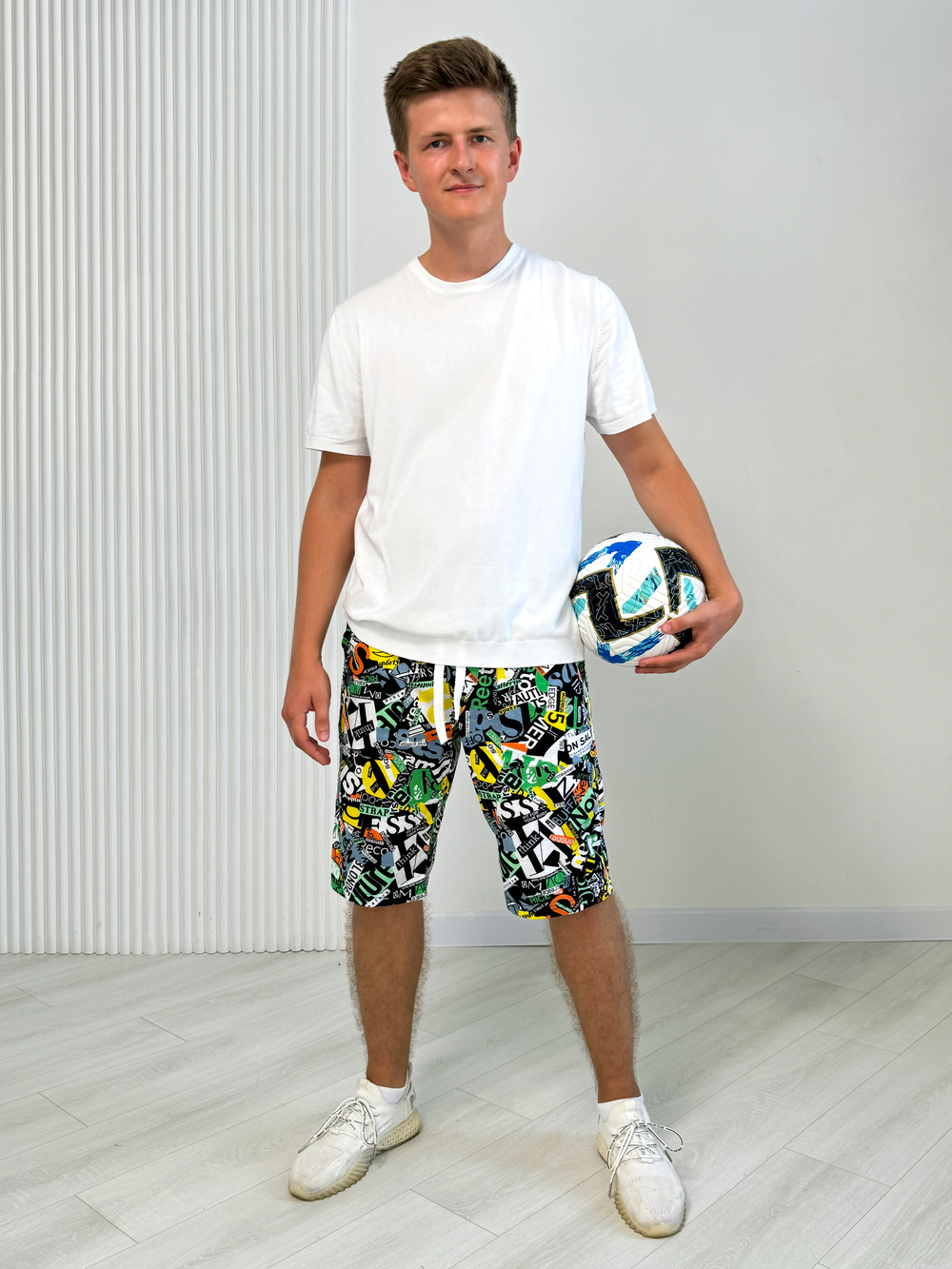 Шорты для мальчика подростковые "Слова"