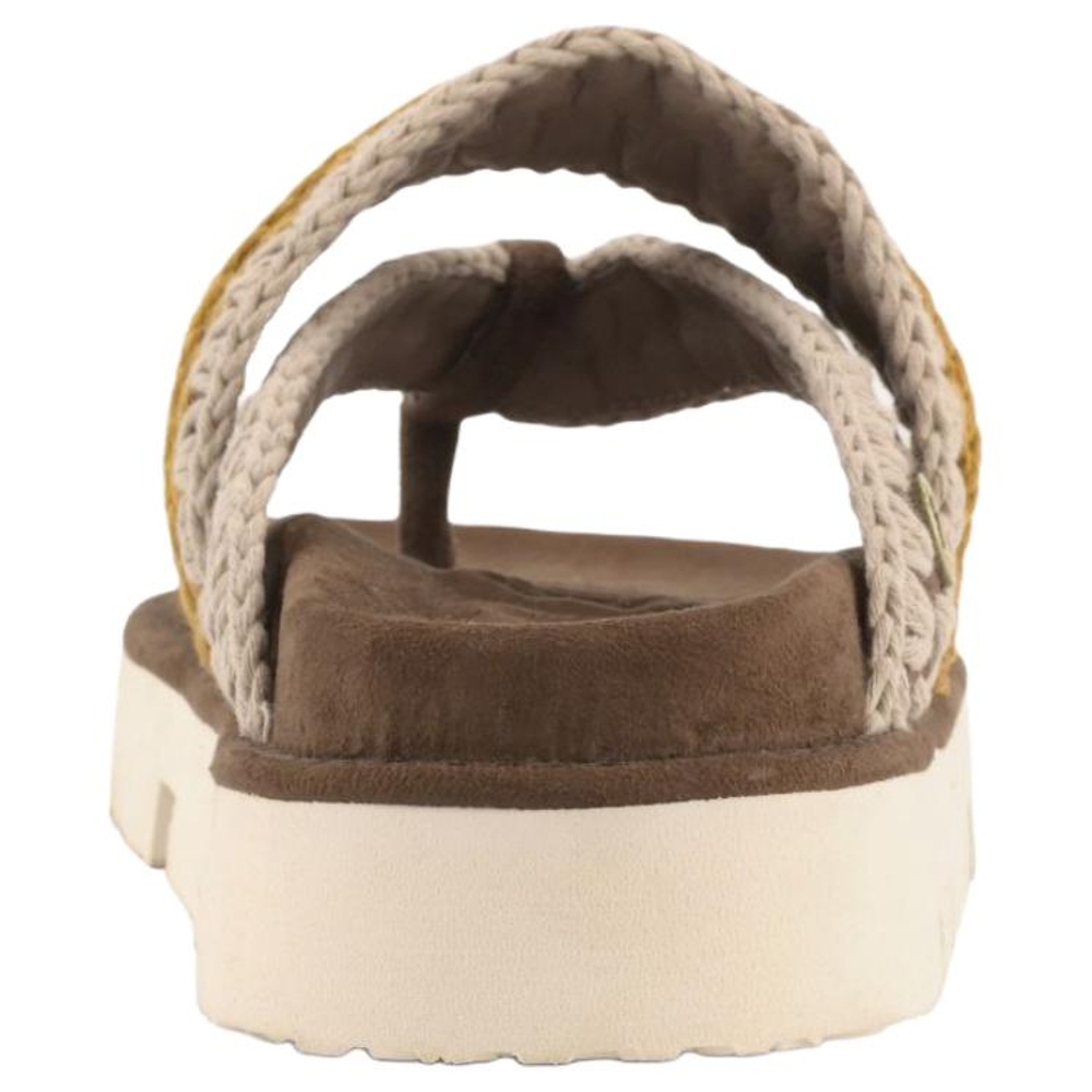 MOU Bio EVA Abrasion Resistant Flip Flops Women"s Dark Brown