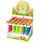 Ручка шариковая Alingar "Радуга", 0,7 мм, синяя, цветной пластиковый корпус, карт. уп.