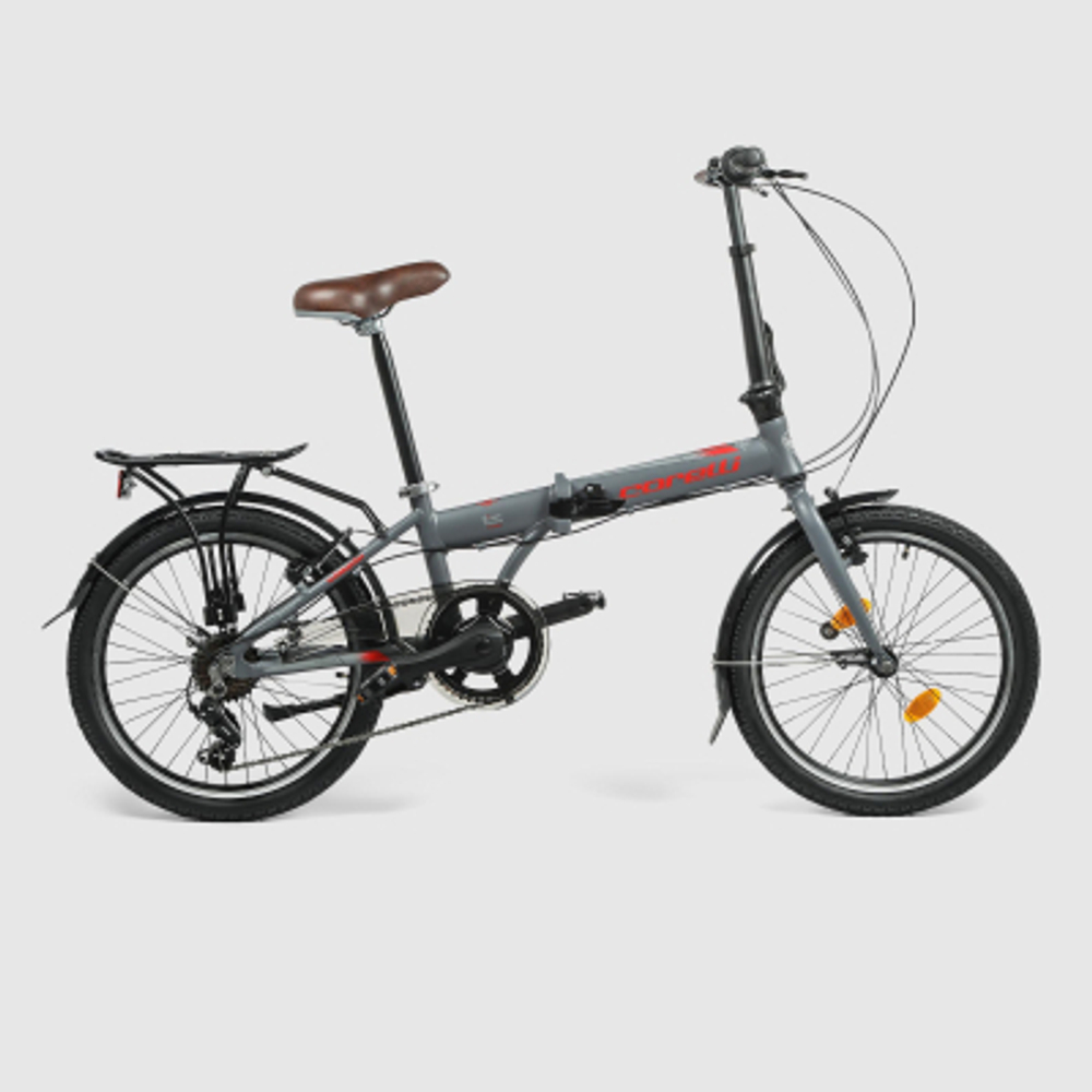 Велосипед Corelli Simple Grey Red 20, 7 скоростей