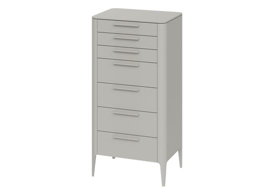 Комод Type высокии? 7 ящиков (серо-бежевый)