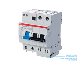Дифавтомат ABB DS200 2P 10А (C) 6 кА, 30 мА (AC), 2CSR252001R1104