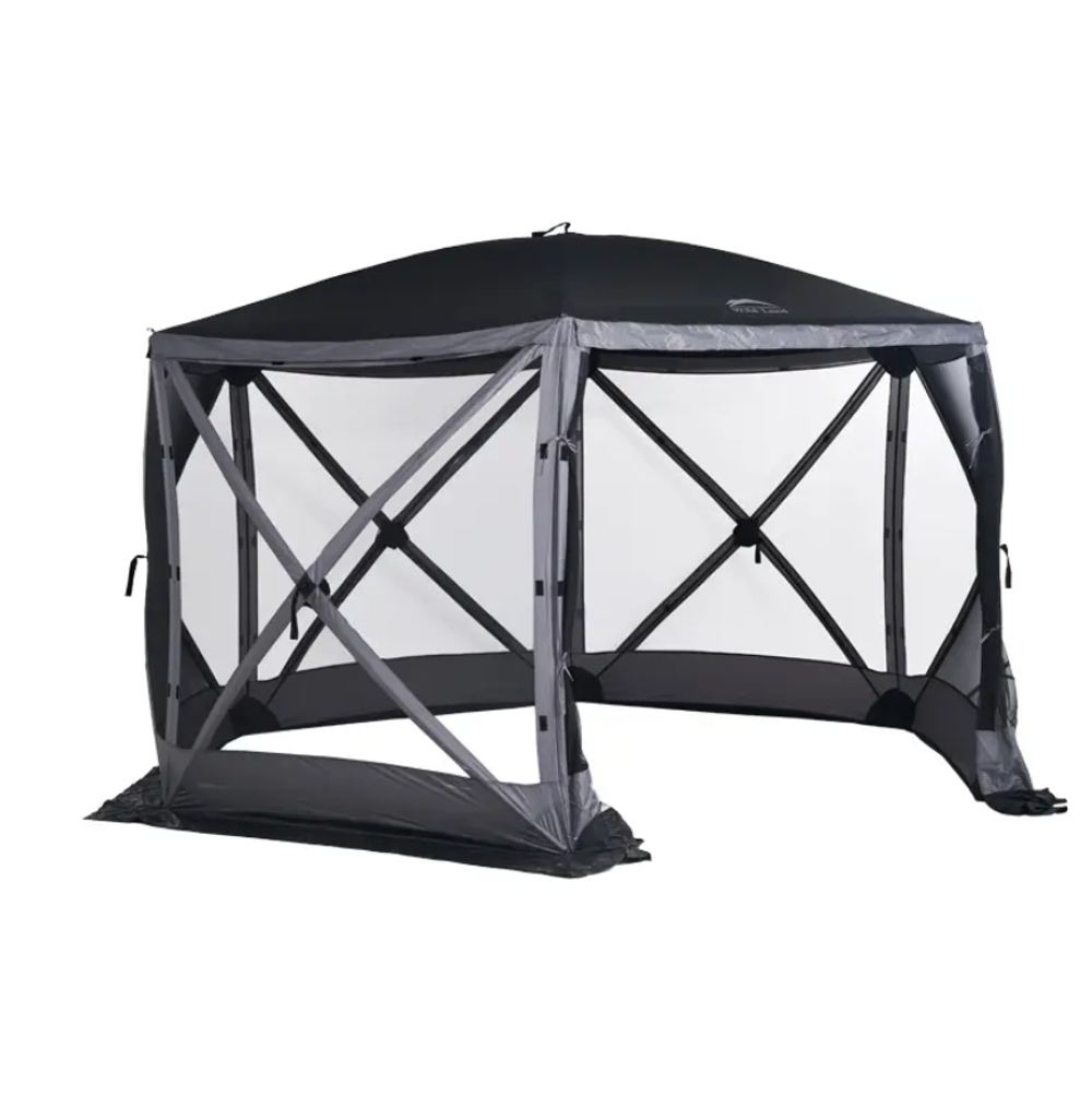 Шатер Wild Land Hub screen house 600, коричнево-бежевый, со стенками