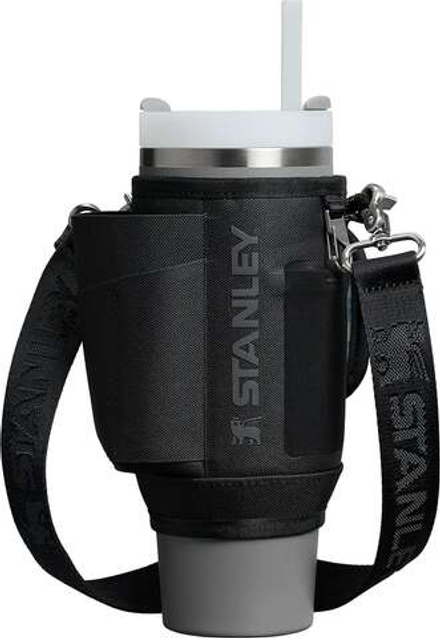 Термокружка stanley, torba na quencher, пластик, чёрная · арт. fabr 10-12444-023